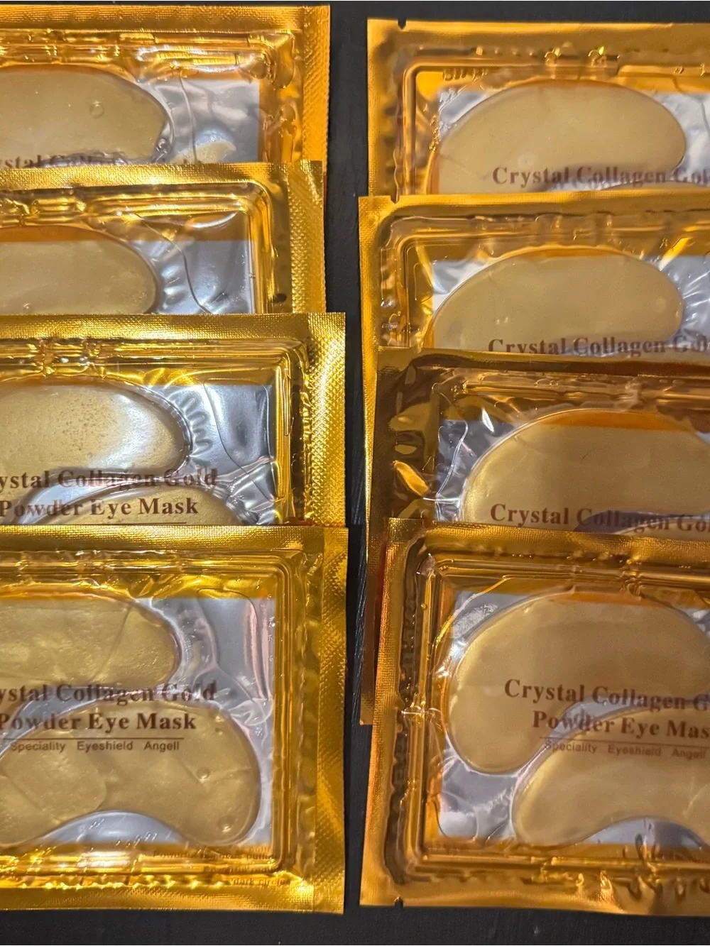 Crystal Collagen Gold Powder Eye Mask – Hydrating Gold Eye Patches